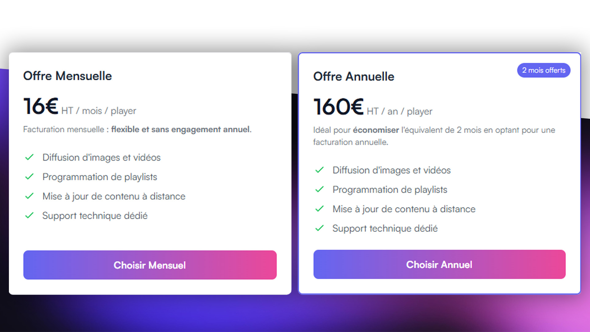 Inscription & Formule